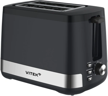 Тостер Vitek VT-T1002 черный/стальной