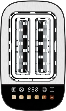 Тостер Vitek VT-T1003 стальной/черный