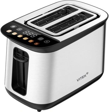 Тостер Vitek VT-T1003 стальной/черный