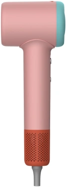 Фен Deerma DEM-CF51W розовый/бирюзовый, 1400Вт