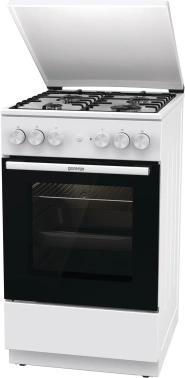 Плита комбинированная Gorenje GK5A22WH белый, металлическая крышка