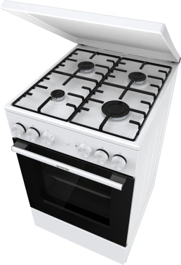 Плита комбинированная Gorenje GK5A22WH белый, металлическая крышка