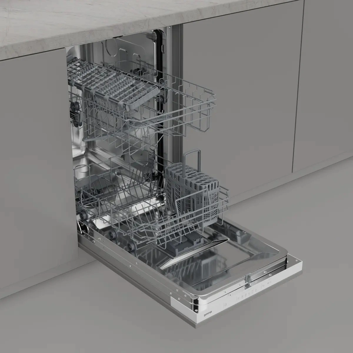Посудомоечная машина Gorenje GV522E10WE нержавеющая сталь