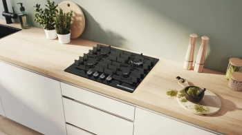 Газовая варочная поверхность Bosch PPH6A6I40O черный