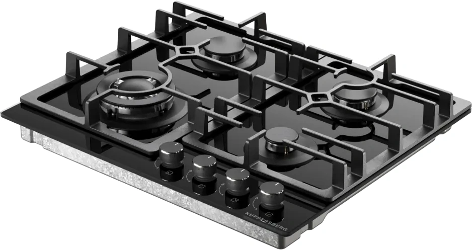 Газовая варочная поверхность Kuppersberg Hi-tech FG 61 B черный (5866)