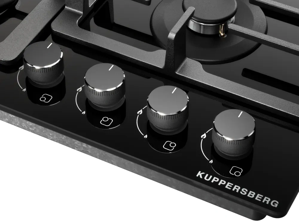 Газовая варочная поверхность Kuppersberg Hi-tech FG 61 B черный (5866)