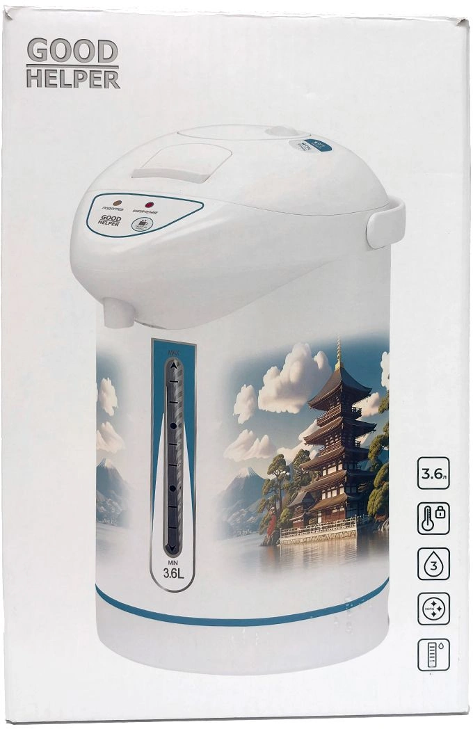 Термопот GoodHelper TP36A10 белый/рисунок