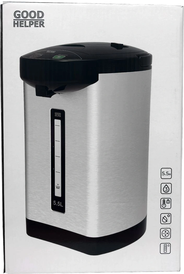 Термопот GoodHelper TP55A03 серебристый/черный