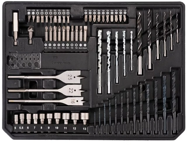 Набор оснастки Makita Makpac E-24913 по дер/мет/бет (70пред.) для шуруповертов/дрелей (e-24913)