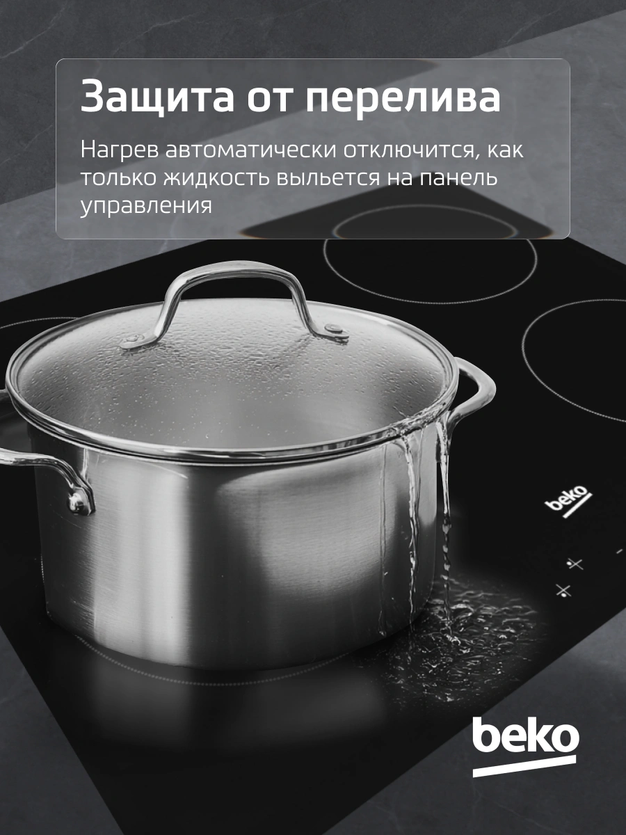 Варочная поверхность Beko HIC64401 черный (7756288353)