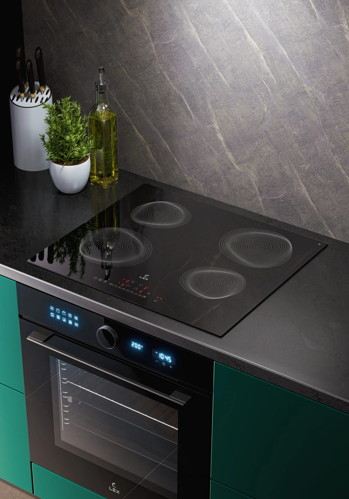 Индукционная варочная поверхность Lex EVI 640 R2 I BL черный (chpe000078)