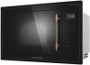 Встраиваемая микроволновая печь Meferi MMO6025BK Retro черный