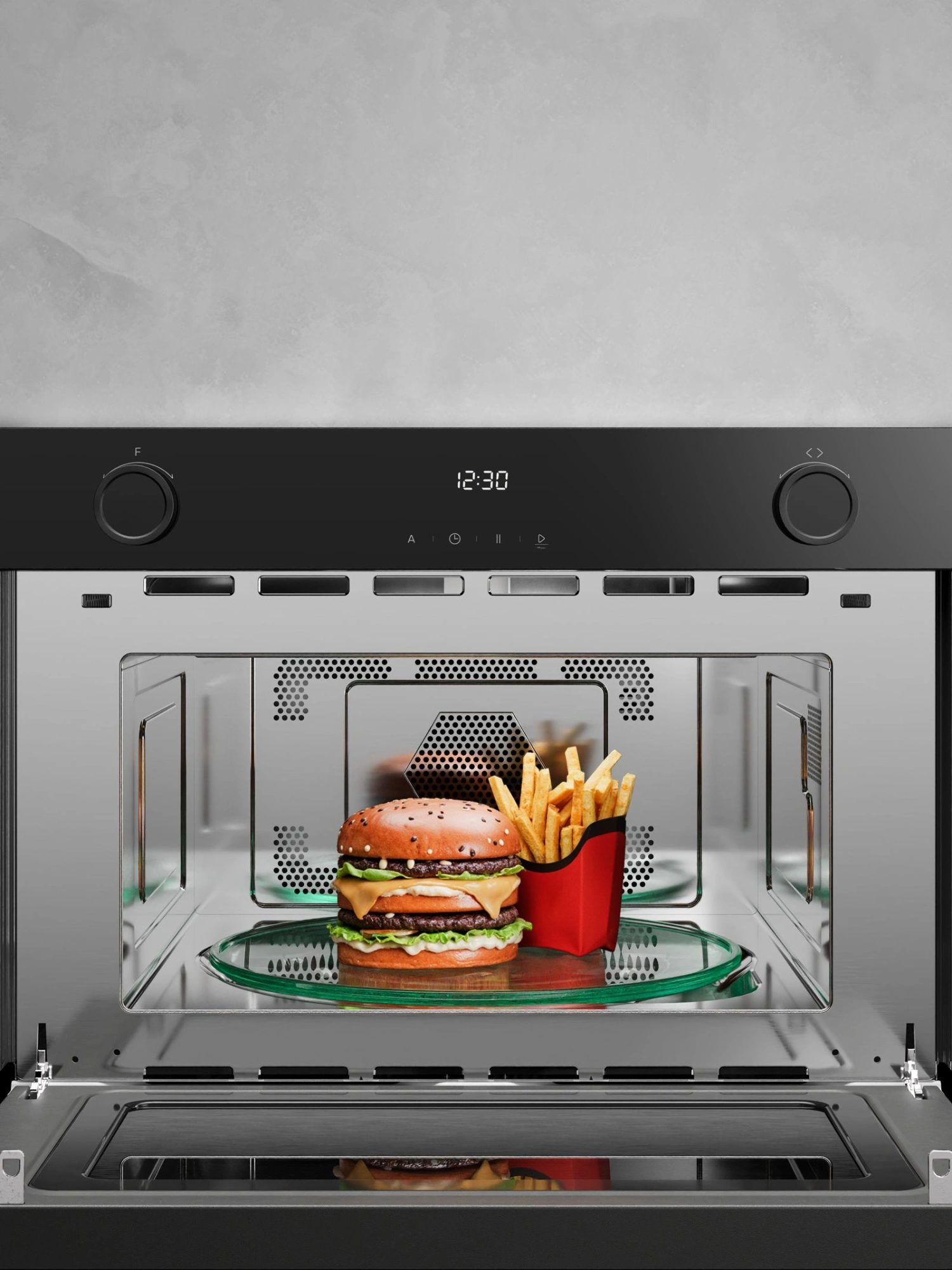 Встраиваемая микроволновая печь Kuppersberg HMW 611 черный (8835)