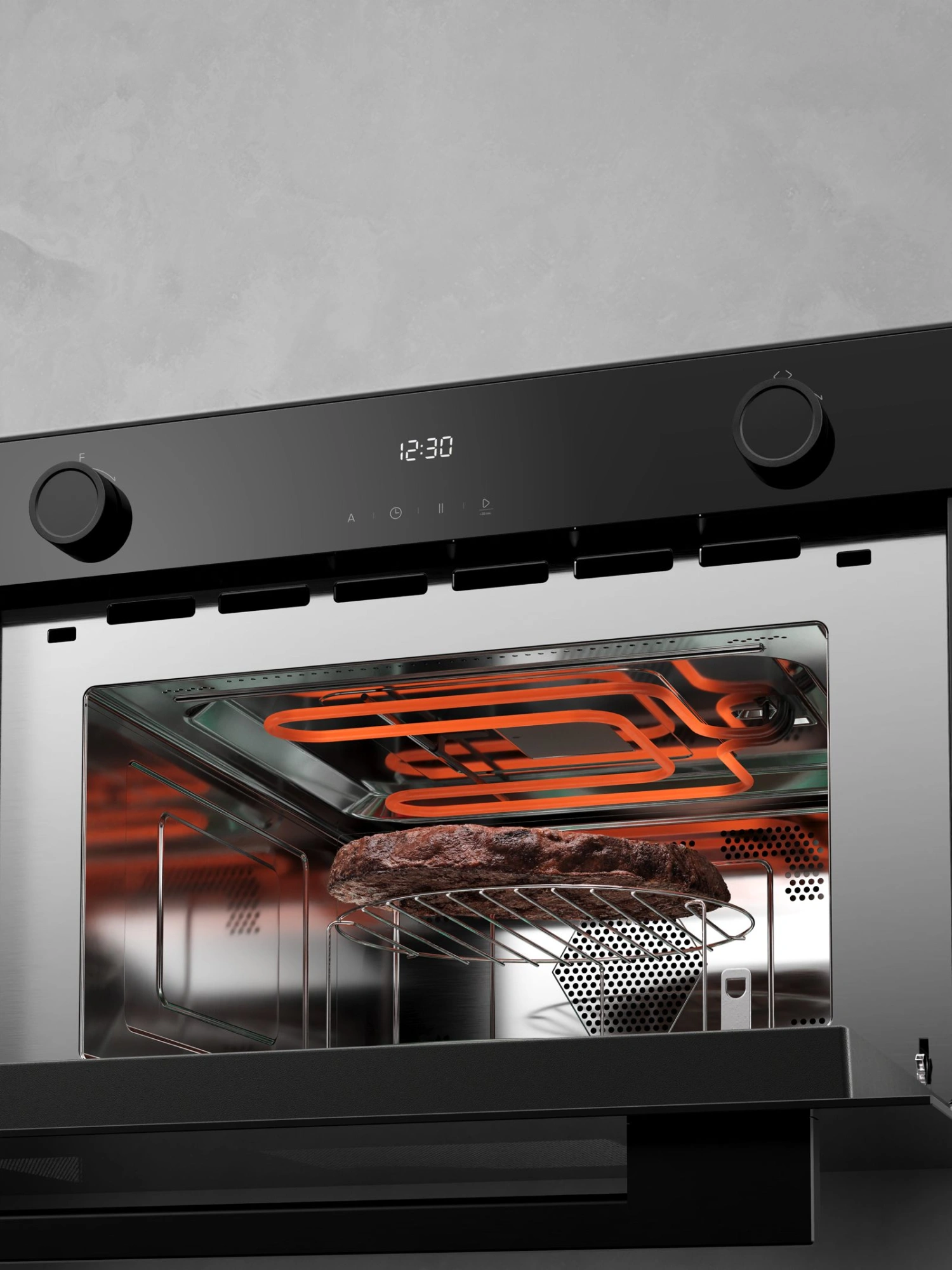 Встраиваемая микроволновая печь Kuppersberg HMW 611 черный (8835)