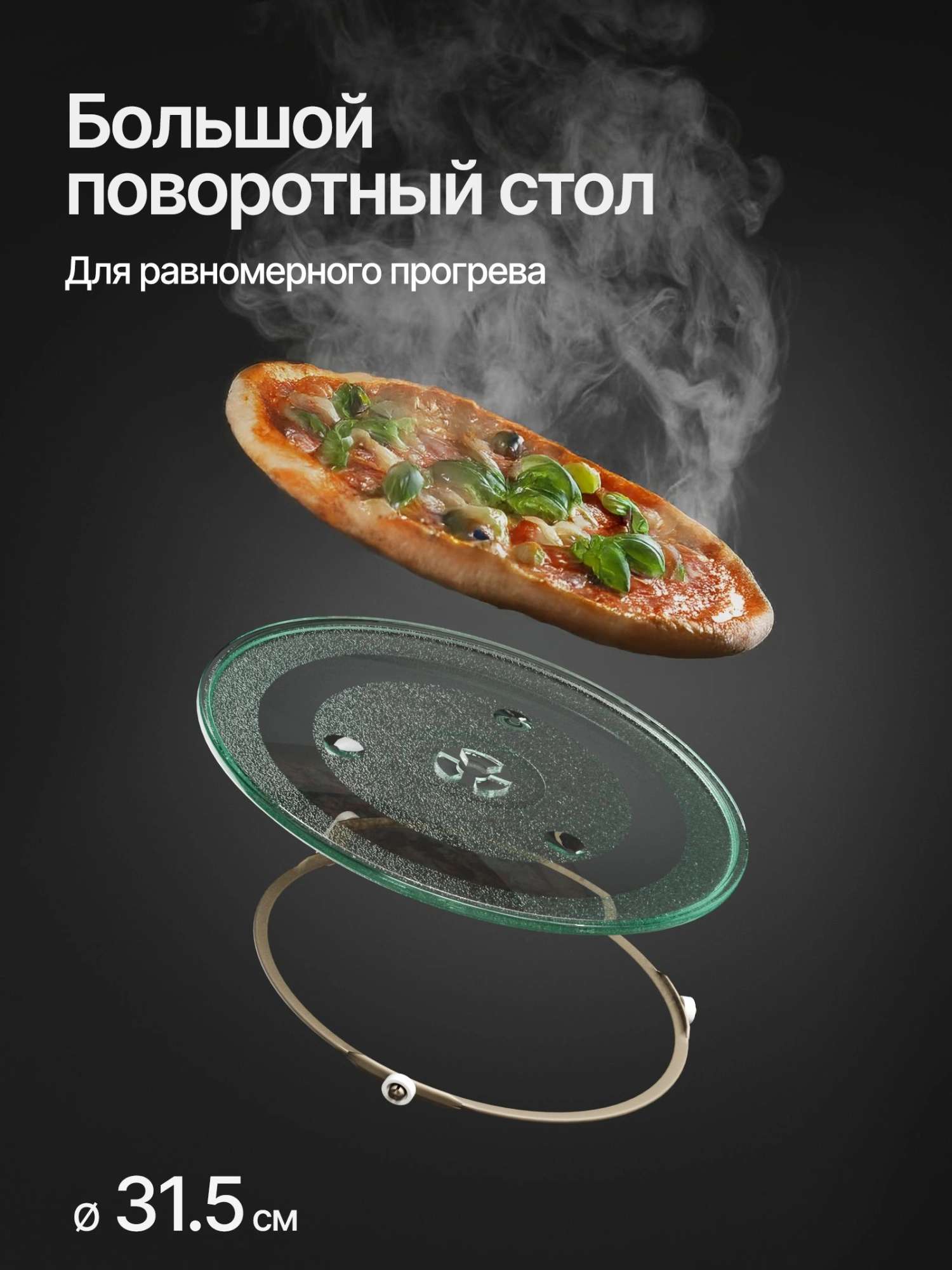 Встраиваемая микроволновая печь Kuppersberg HMW 652 черный (8884)