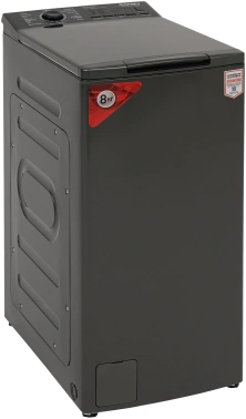Стиральная машина полноразмерная Kraft WM Technology TCH-UMD8305G, с вертикальной загрузкой, 8кг, 1300об/мин, русский интерфейс