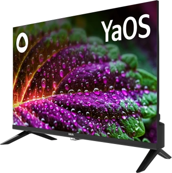 Телевизор BBK Яндекс.ТВ 24LEX-7218/TS2C (B), 24", LED, HD, YaOS, черный