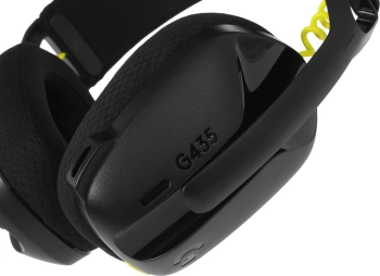 Гарнитура игровая Logitech G435, черный/желтый (981-001051)