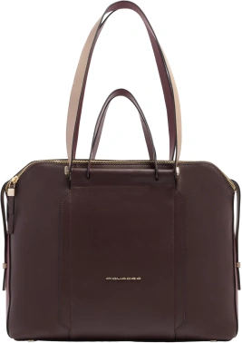 Деловая сумка женская Piquadro Circle сливовый, кожа натуральная (bd4574w92/boro)