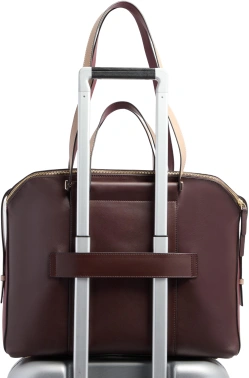 Деловая сумка женская Piquadro Circle сливовый, кожа натуральная (bd4574w92/boro)