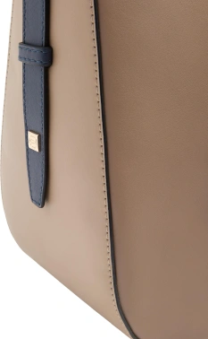 Деловая сумка женская Piquadro Circle бежевый/голубой, кожа натуральная (bd7136w92/toblu)