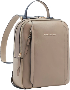 Рюкзак женский Piquadro Circle бежевый/голубой (ca5566w92/toblu)