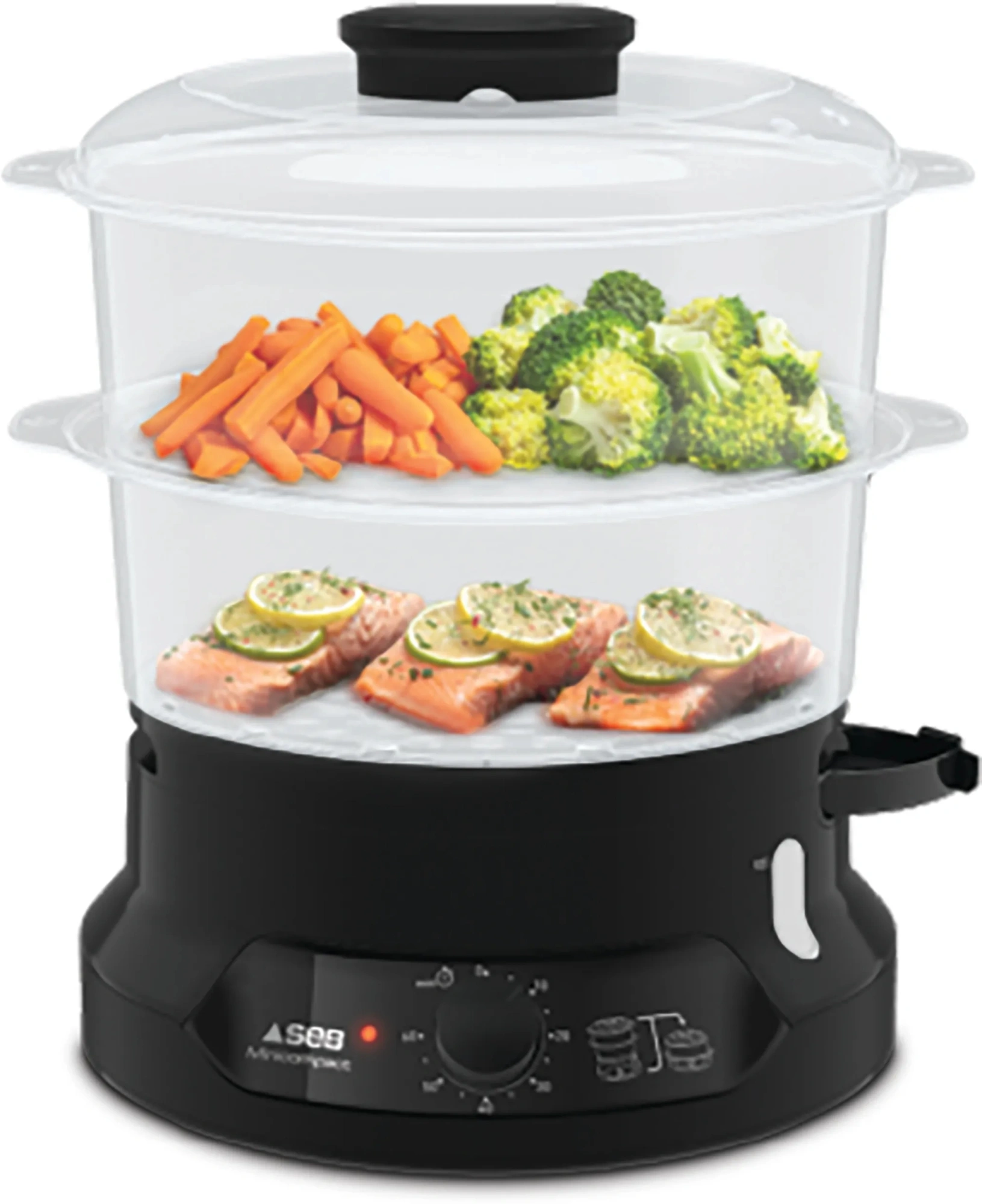 Пароварка Tefal VC139810 черный (1510001922)