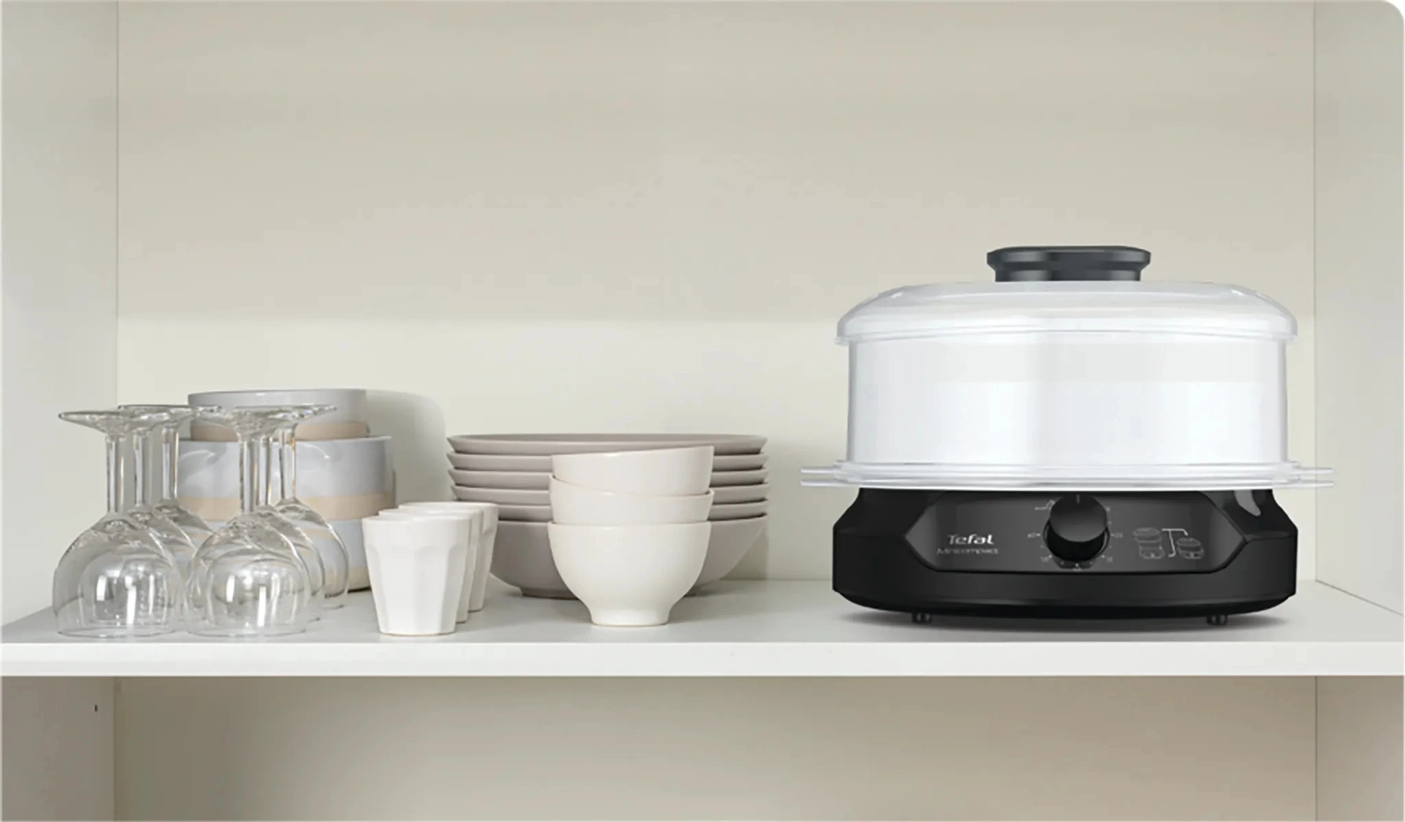 Пароварка Tefal VC139810 черный (1510001922)