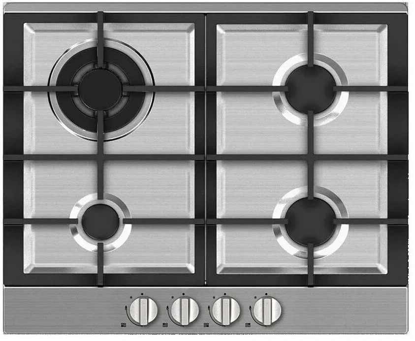 Газовая варочная поверхность Midea 60G40ME005SFT нержавеющая сталь