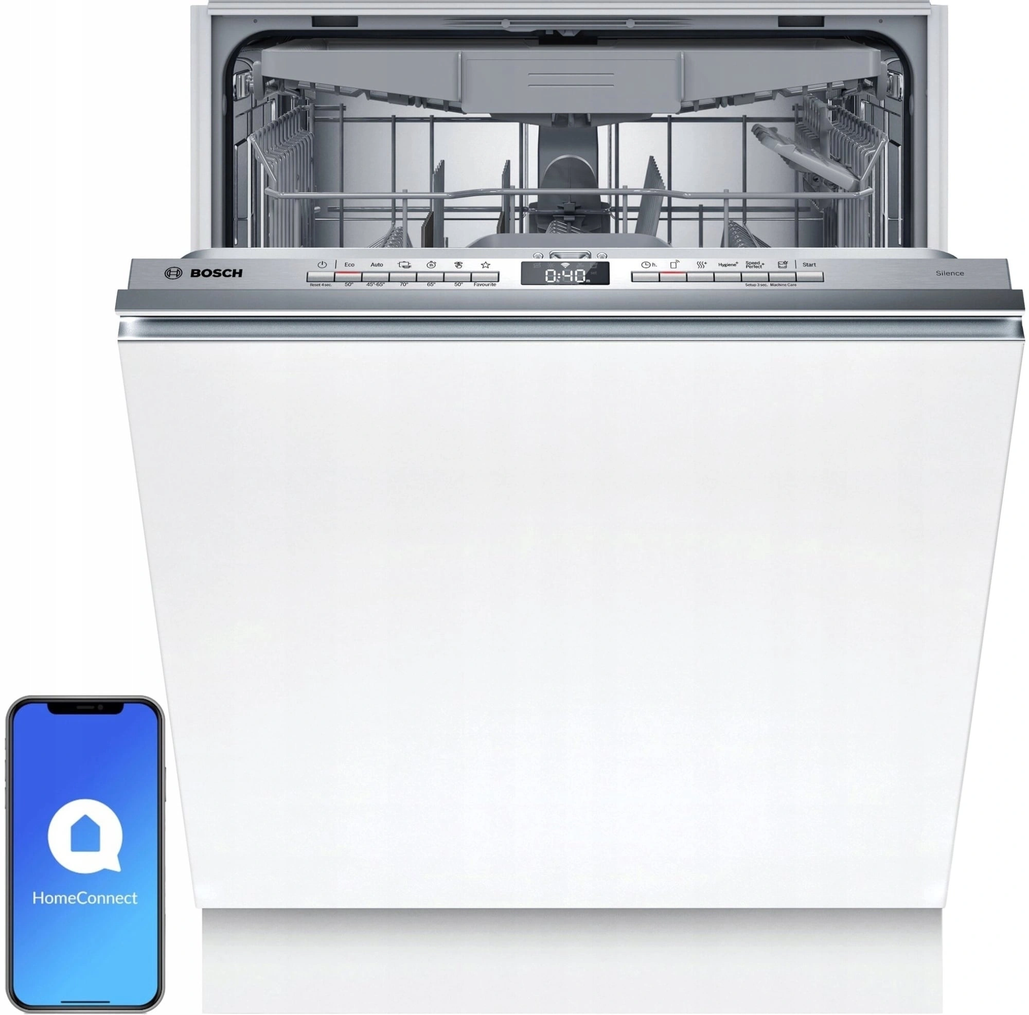 Посудомоечная машина Bosch SMV4HVX15E нержавеющая сталь