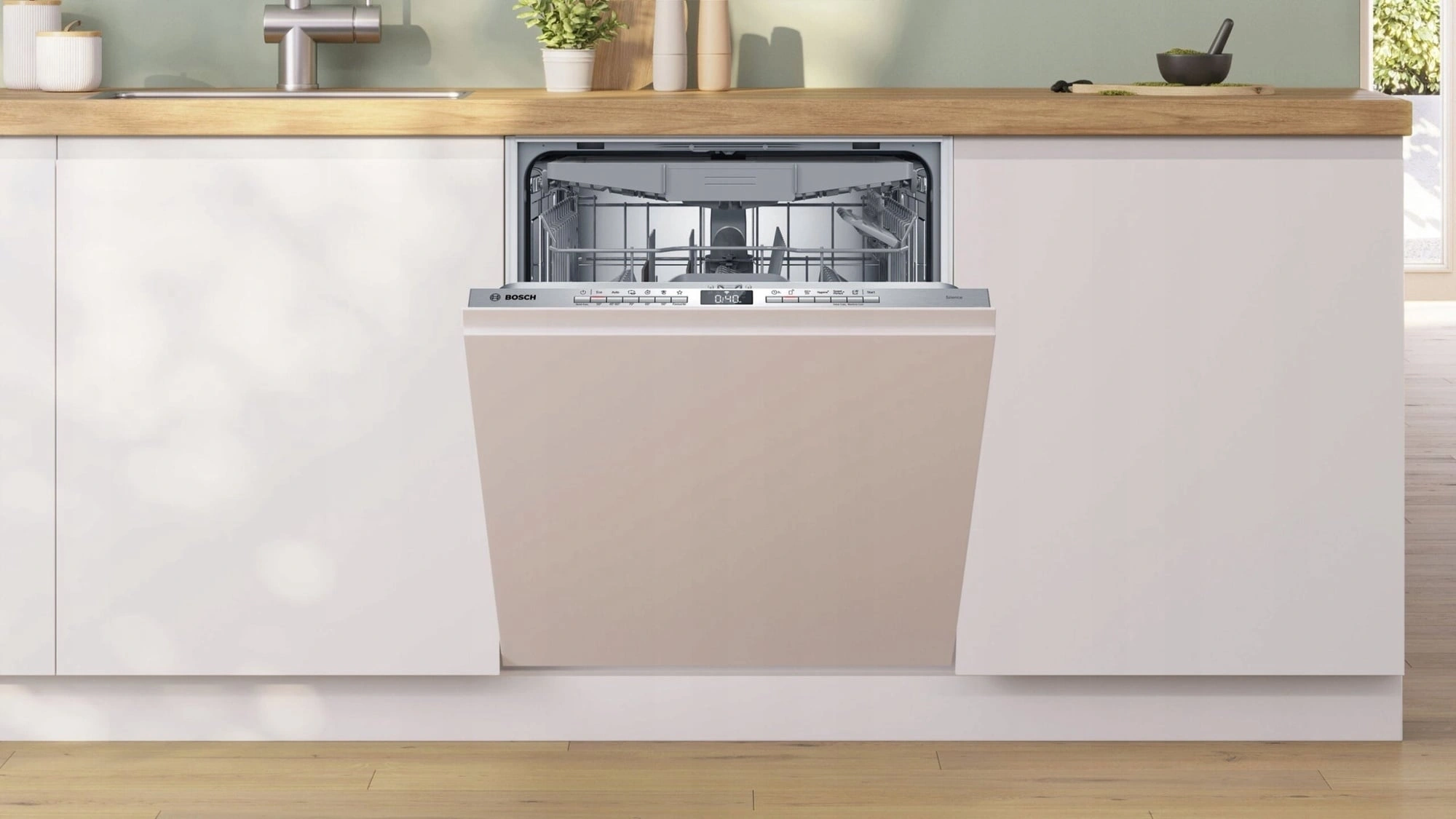 Посудомоечная машина Bosch SMV4HVX15E нержавеющая сталь