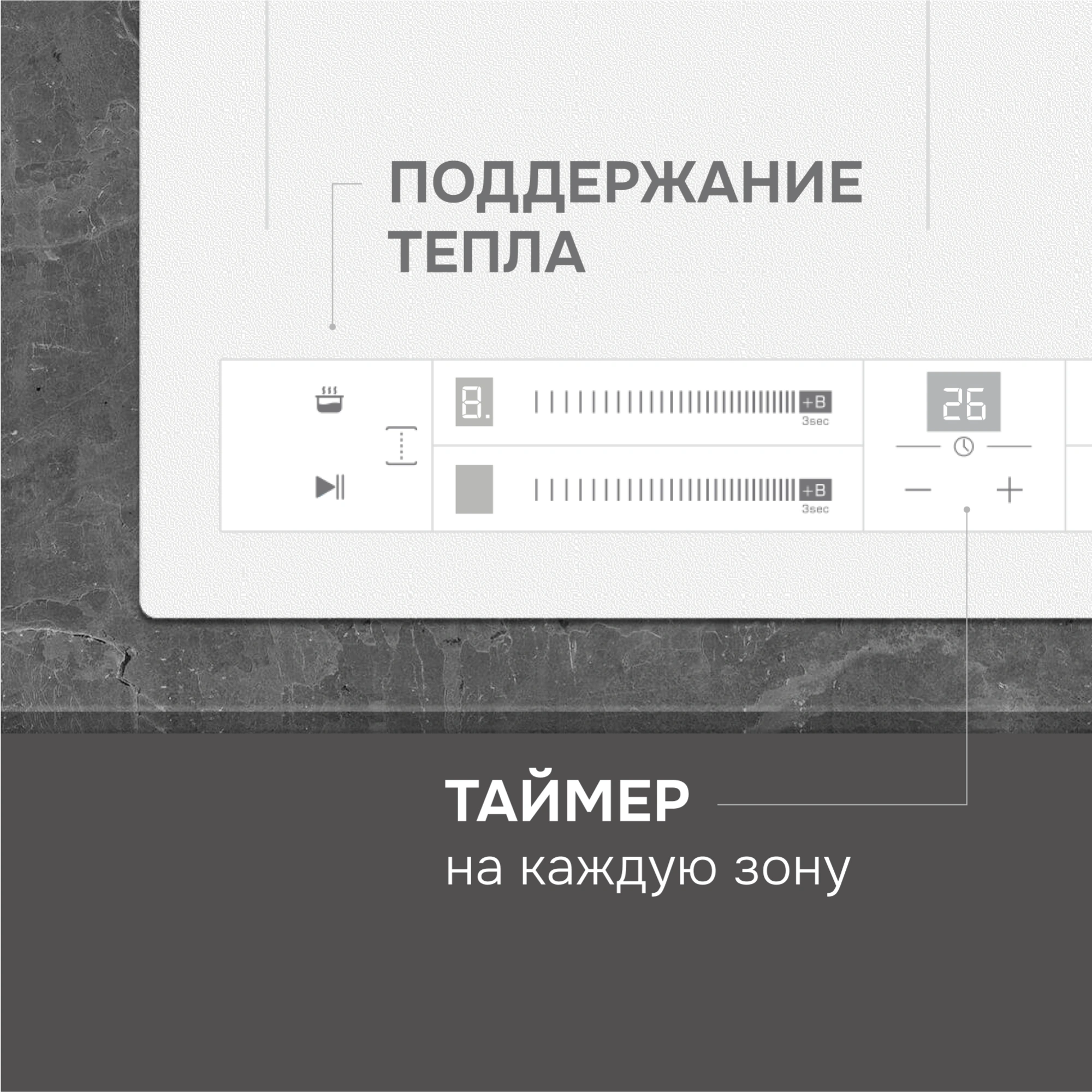 Индукционная варочная поверхность Zigmund & Shtain CI 24.4 W белый