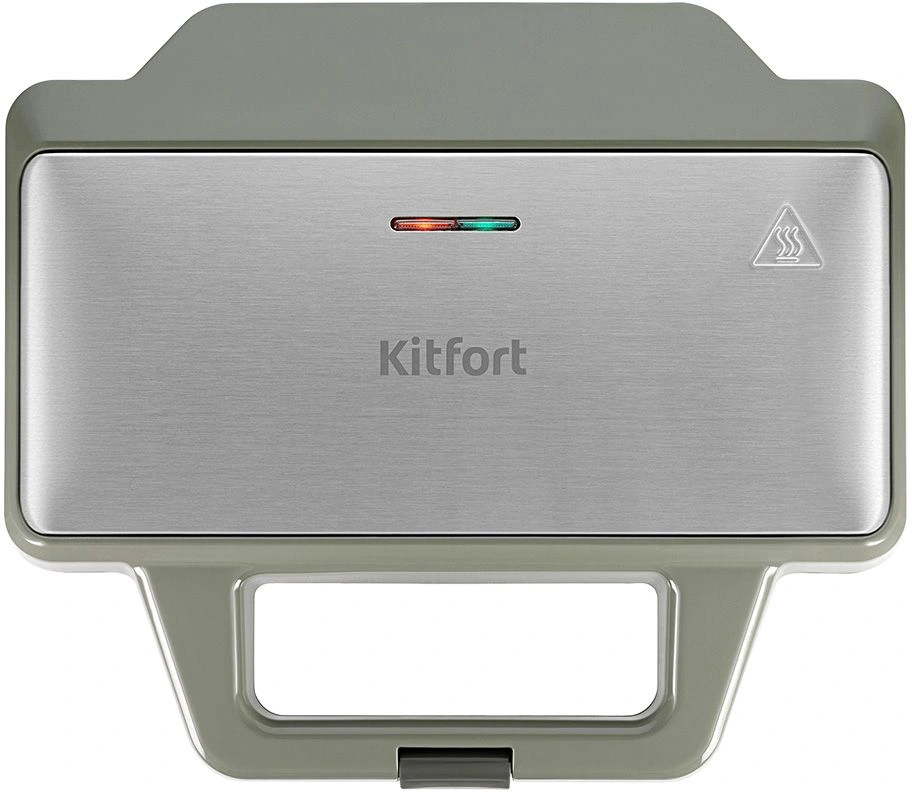 Вафельница Kitfort КТ-3650 зеленый/серебристый (кт-3650)
