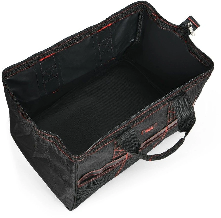Сумка для инструментов Deli DL430907 42л 1отд. 6карм. черный/красный