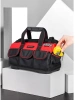 Сумка для инструментов Deli DL430318 1отд. 16карм. черный/красный