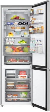 Холодильник двухкамерный LG GC-B640FMBM серебристый