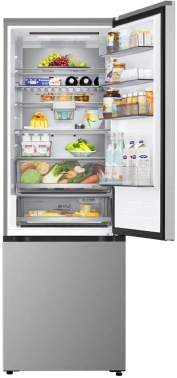 Холодильник двухкамерный LG GC-B640FMBM серебристый