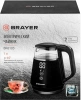 Чайник электрический Brayer BR6105 черный/прозрачный, стекло