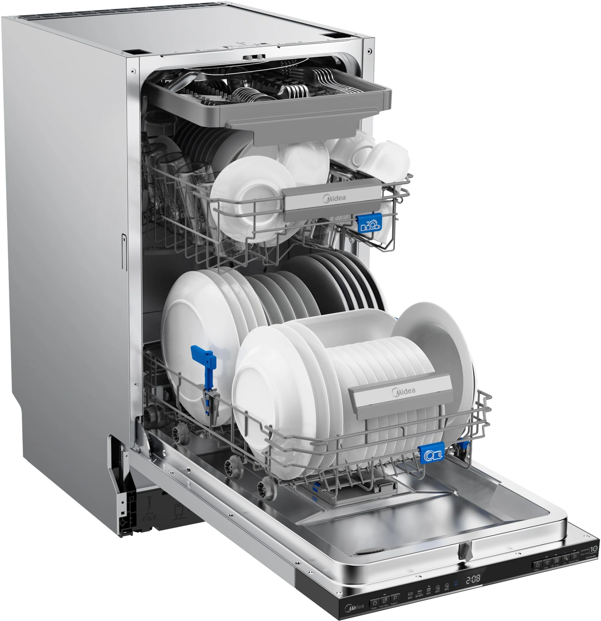 Посудомоечная машина Midea MID45S485I нержавеющая сталь