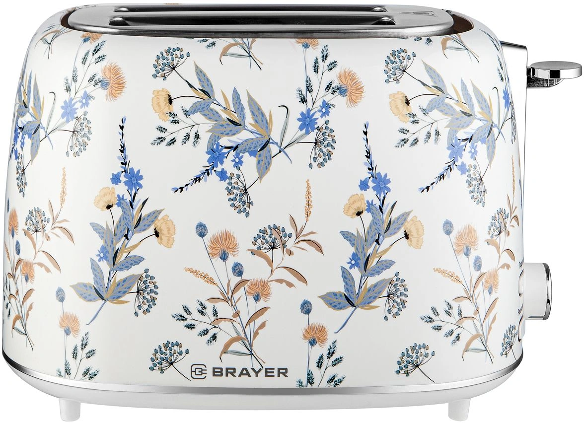 Тостер Brayer BR2103 белый/рисунок