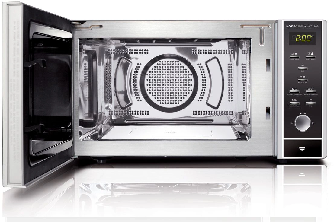 Микроволновая печь Caso MCG 30 Ceramic Chef, серебристый