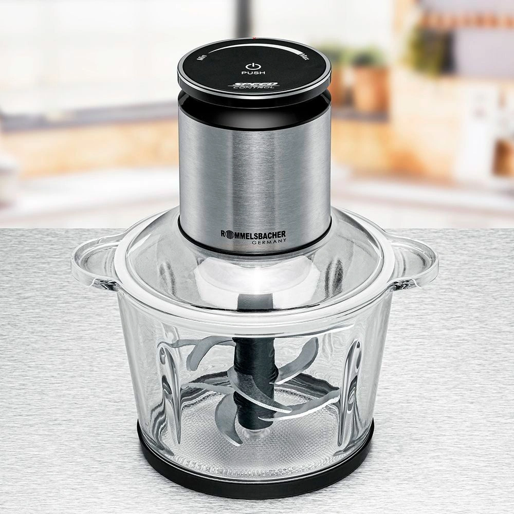 Измельчитель электрический Rommelsbacher MZ 800 серебристый