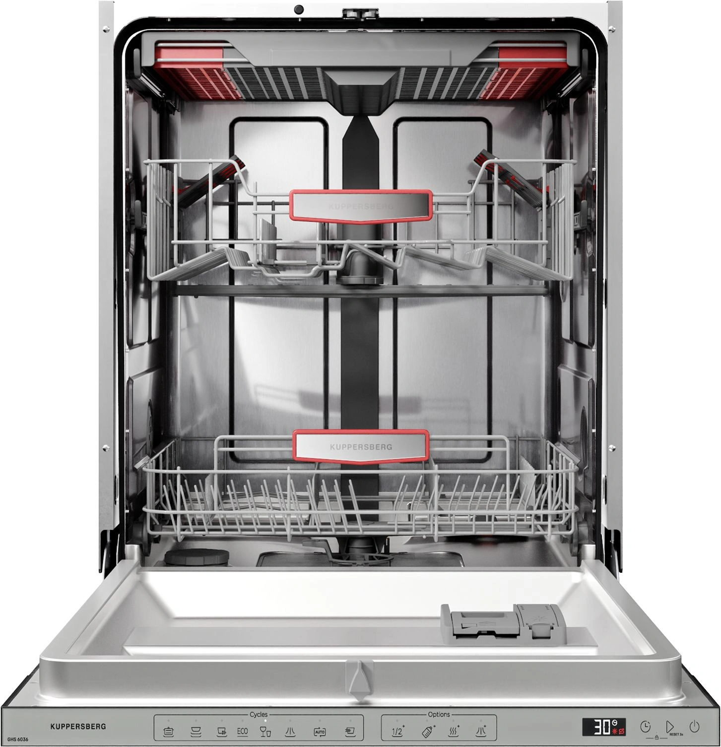 Посудомоечная машина Kuppersberg GHS 6036 нержавеющая сталь (8888)