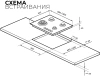 Газовая варочная поверхность Lex Hi-tech Gve 641 Bl Matt Edition черный (chao000485)