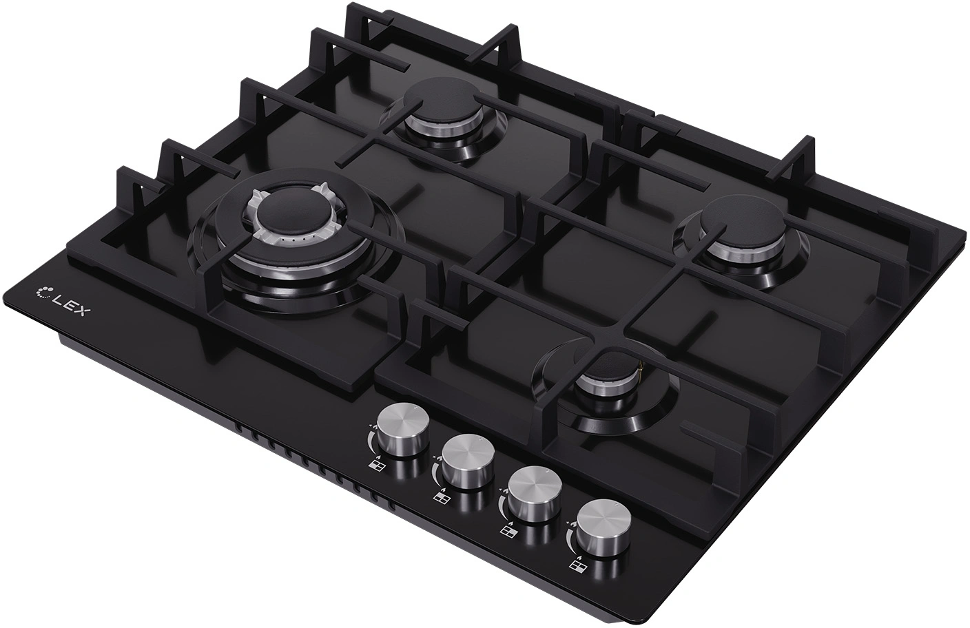 Газовая варочная поверхность Lex Hi-tech Gve 642 Bl Matt Edition черный (chao000486)