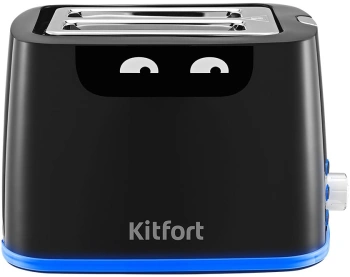 Тостер Kitfort КТ-6410 черный/синий