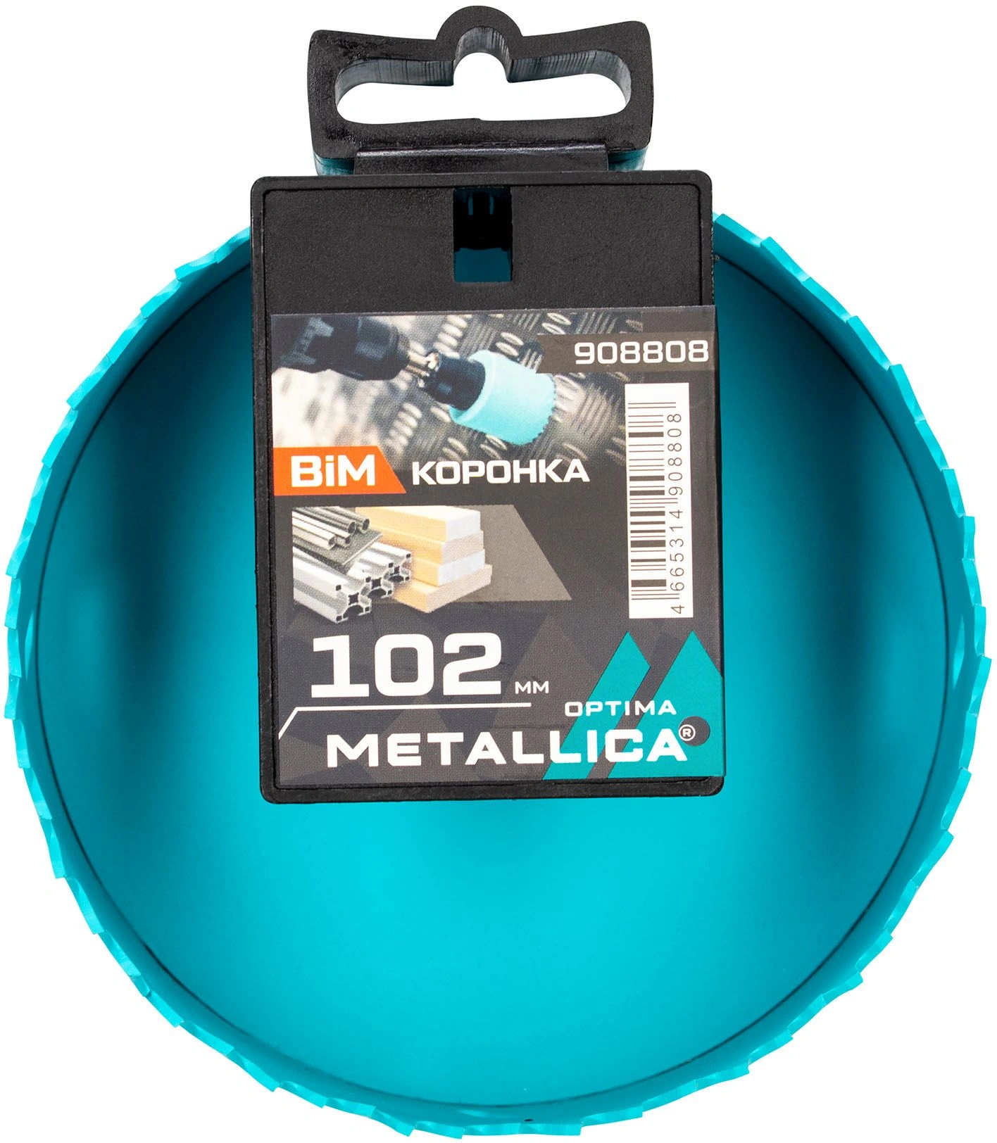 Коронка Metallica 908808 по дер/мет/пласт Д=102мм (1пред.) для дрелей