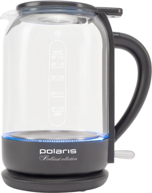 Чайник электрический Polaris PWK 1753CGL графит, стекло