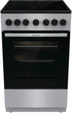 Плита электрическая Gorenje GEC5B60SG, стеклокерамика, серый