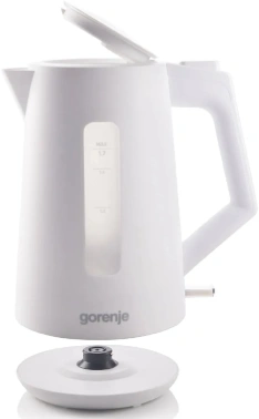 Чайник электрический Gorenje K17OPW белый, пластик
